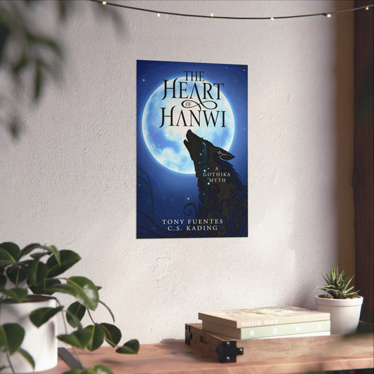 Heart of Hanwi Cover Art — Gothic Fantasy Book Cover Wall Art